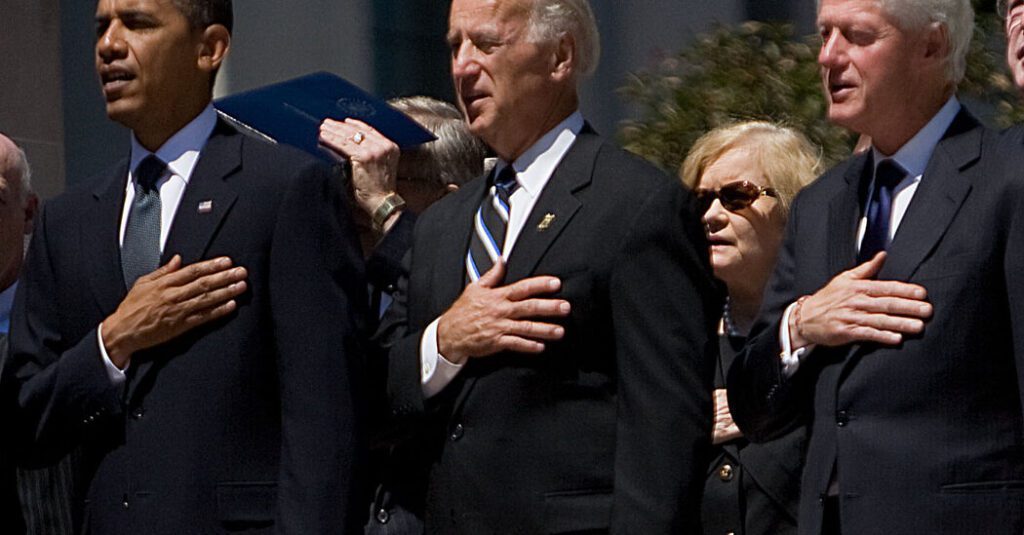 Biden Campaigns With Bill Clinton And Barack Obama