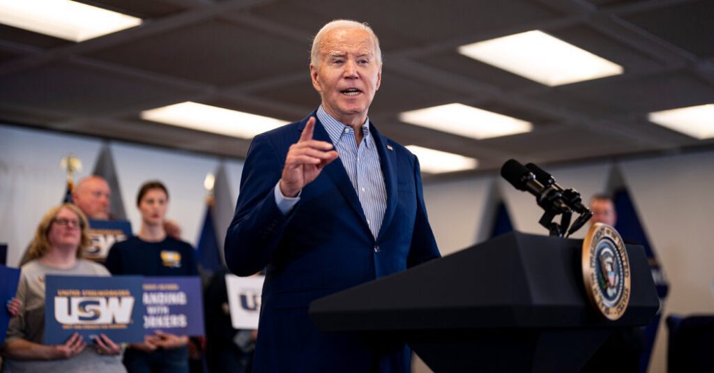 Biden Calls For Tariffs On Chinese Steel In Pittsburgh Chamber,