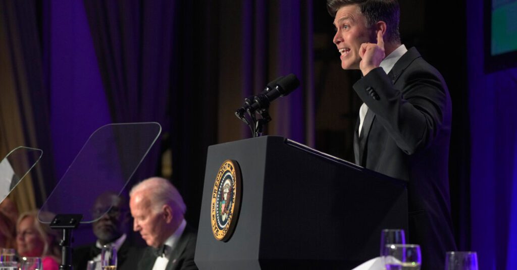 Colin Jost Collapses At White House Correspondents' Dinner