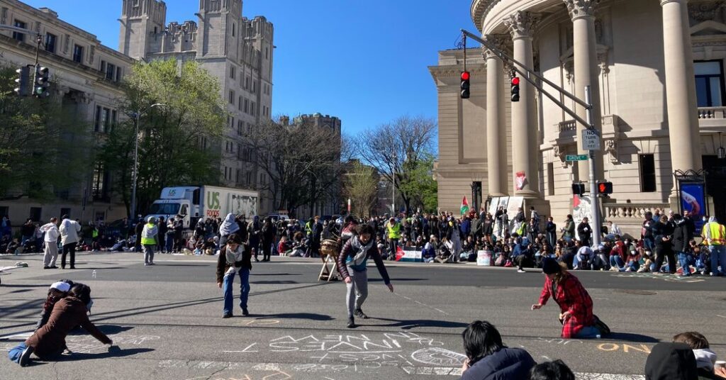Dozens Of Yale University Students Arrested During Campus Protest