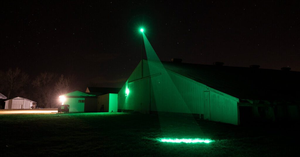 Fighting Off Bird Flu With Lasers And Inflatable Dancers