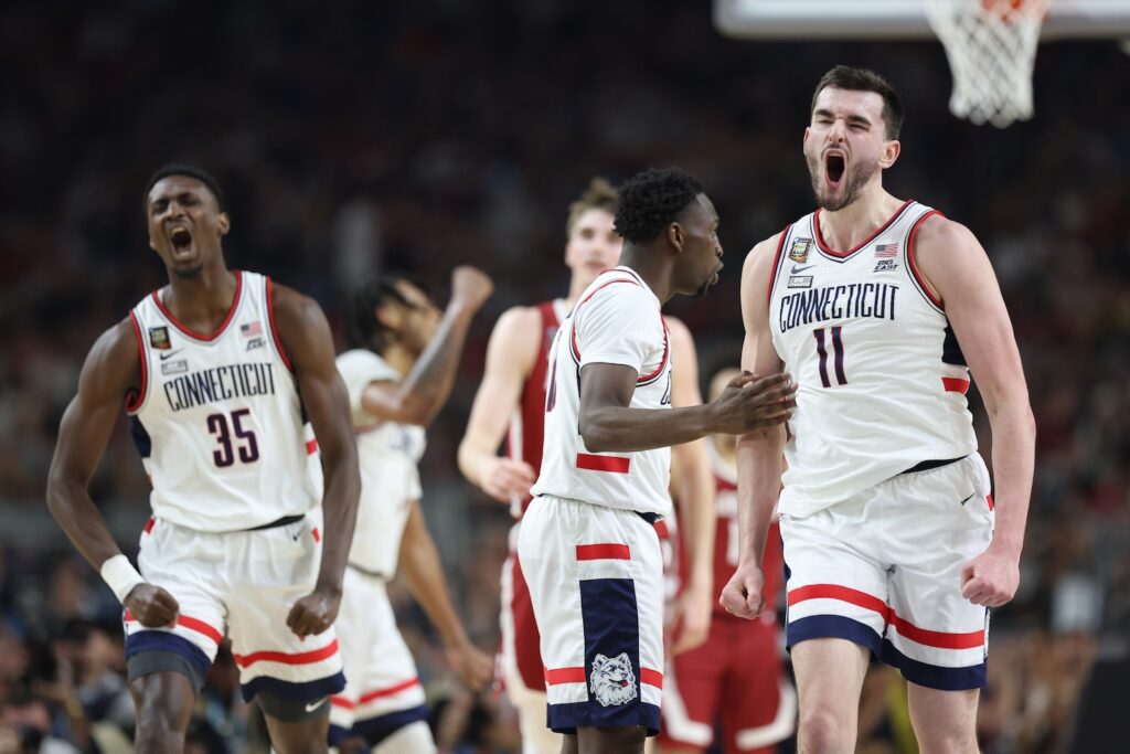March Madness Highlights: U Conn.defeats Alabama And Plays Purdue For Men's
