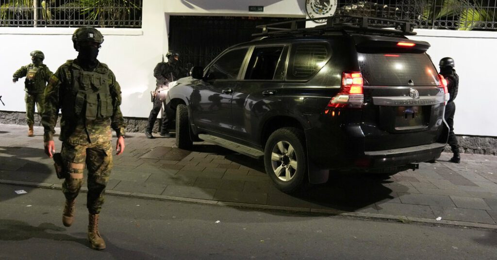 Mexico Cuts Off Diplomatic Relations With Ecuador After Embassy Arrest