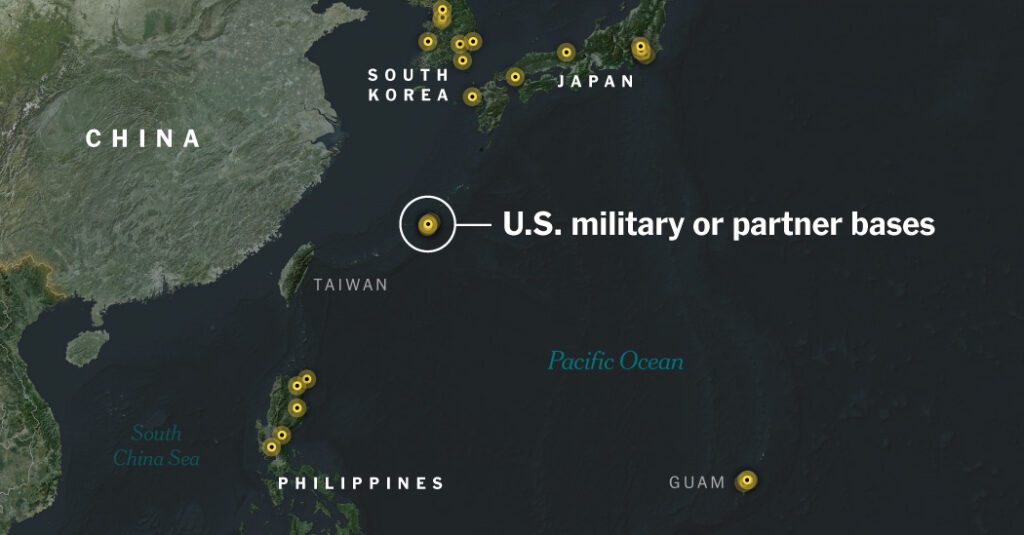 Us Builds Web Of Weapons, Ships And Bases In Pacific