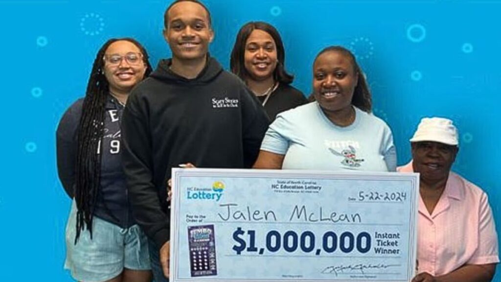 18-year-old North Carolina high school student wins $1 million lottery prize with $10 scratch card 18 Year Old North Carolina High School Student Wins $1 Million Lottery