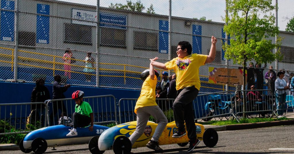 Bronx Students Compete In International Soapbox Derby Championship