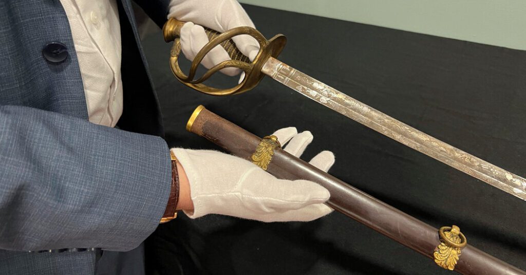 General William T. Sherman's Sword Among Civil War Relics To