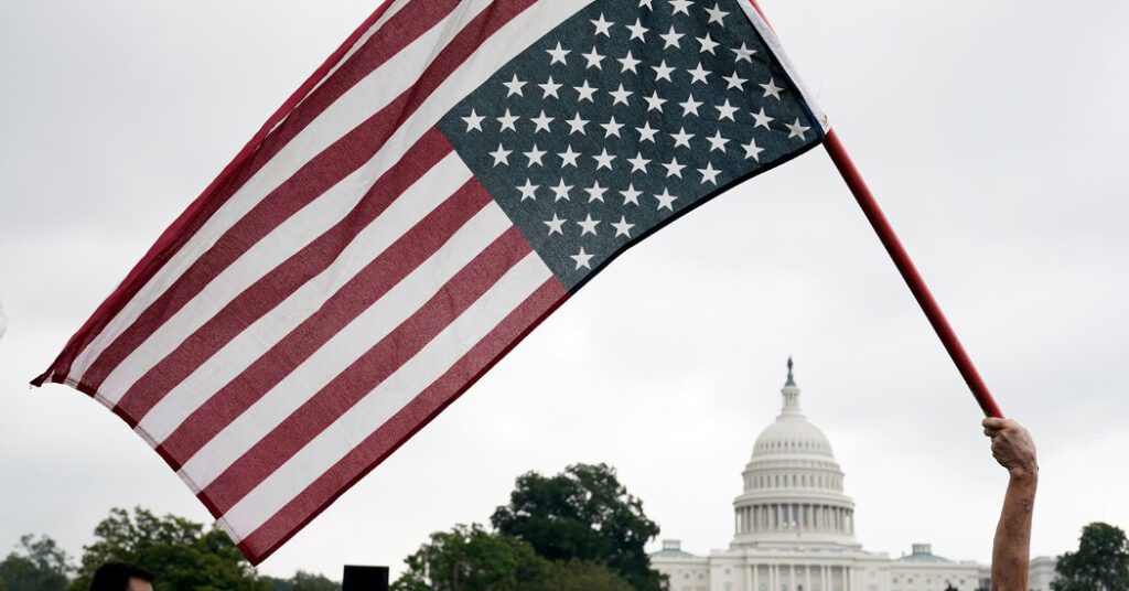 How Election Denialists Advocated An Upside Down Flag