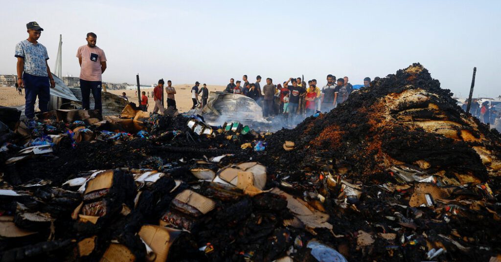 Israeli Airstrikes Kill Dozens In Rafah Tent Camp, Gaza Officials