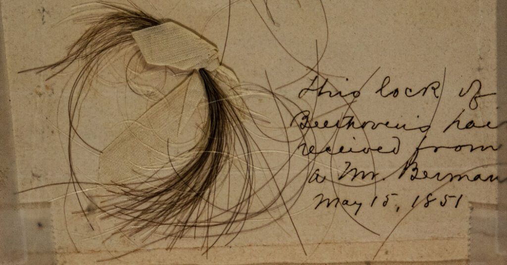 Lead Found In Beethoven's Hair Provides New Clues To The