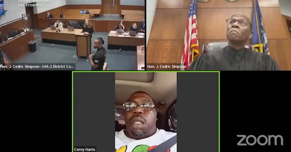 Man Appears In Court From Driver's Seat After Driver's License