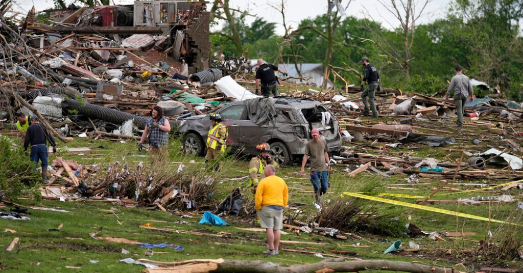Photo: Tornado Destroys Small Iowa Town