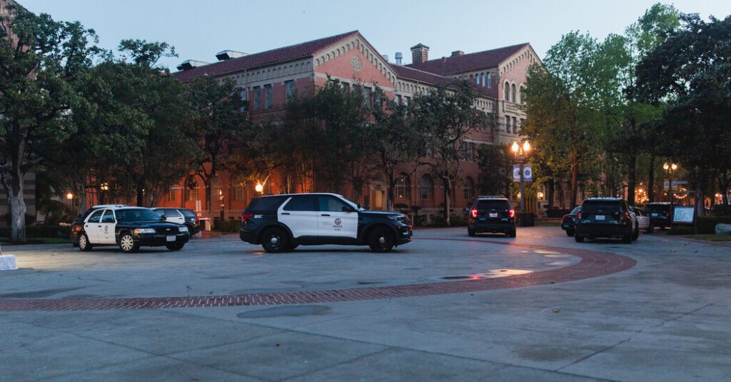 Police Clear Pro Palestinian Encampment At University Of Southern California For
