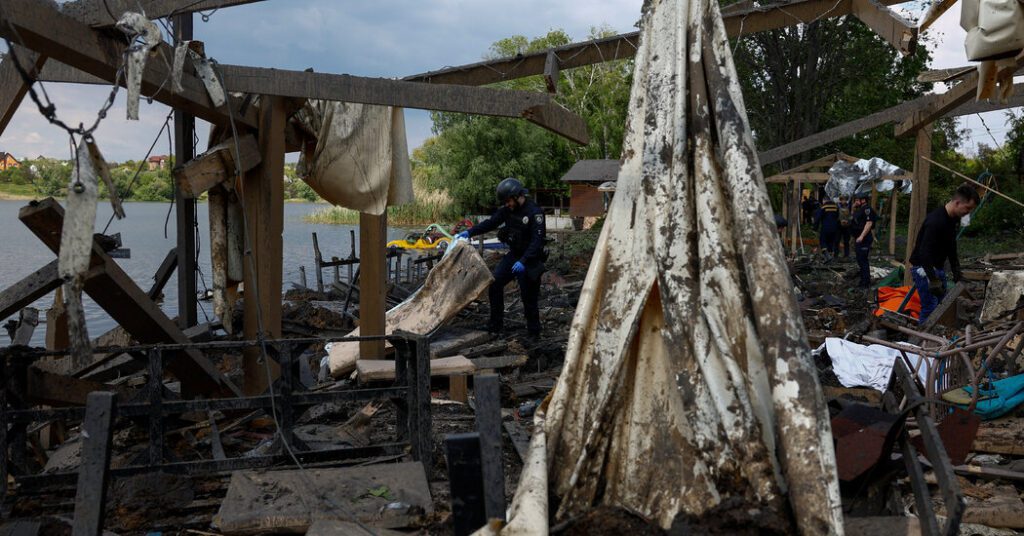 Russia And Ukraine Engage In Air Raid Duel Behind The