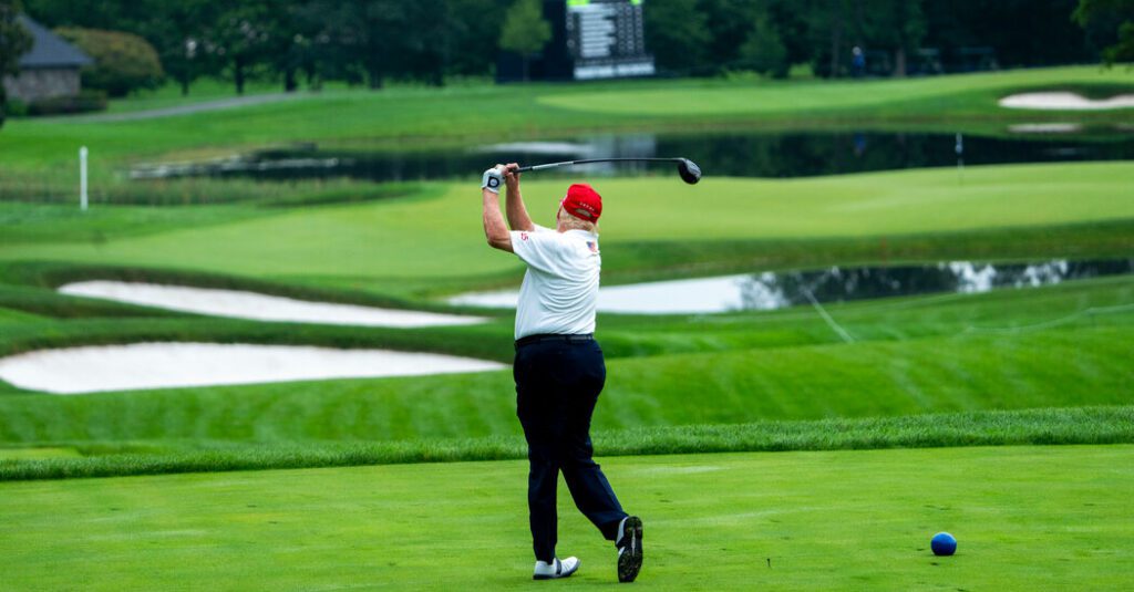 Biden And Trump Battle Over Golf At Debate