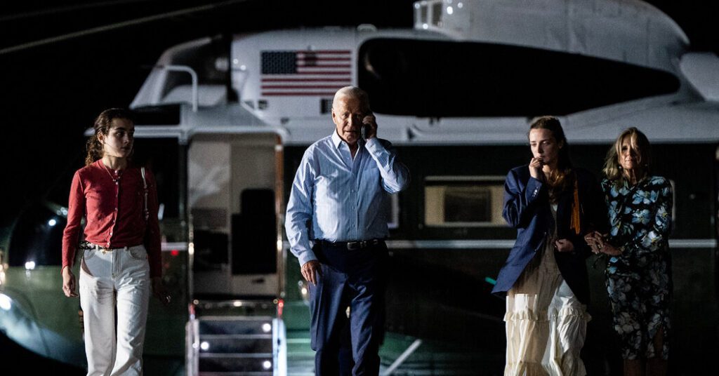 Biden's Family Gathers At Camp David To Urge Him To