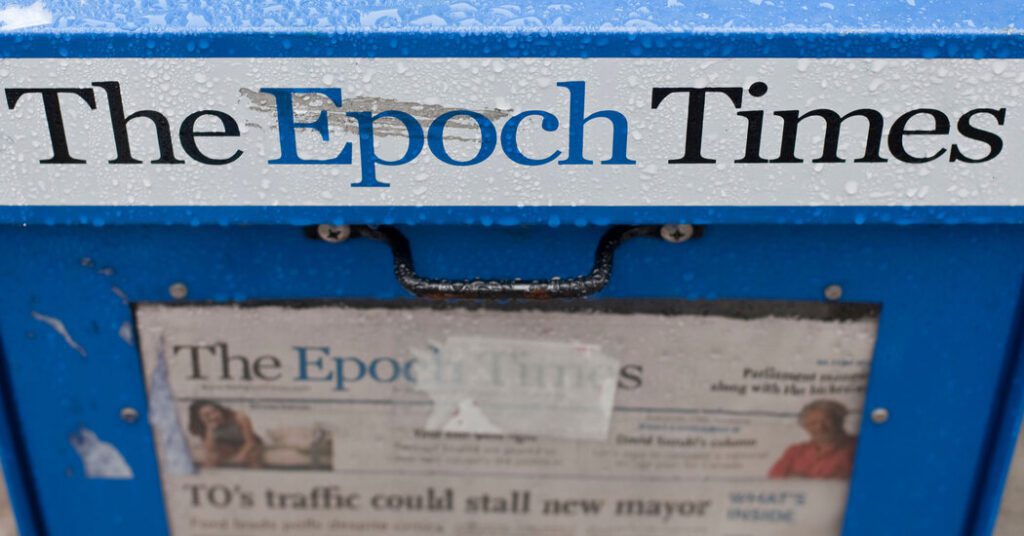 Epoch Times Executives Charged With Laundering $67 Million