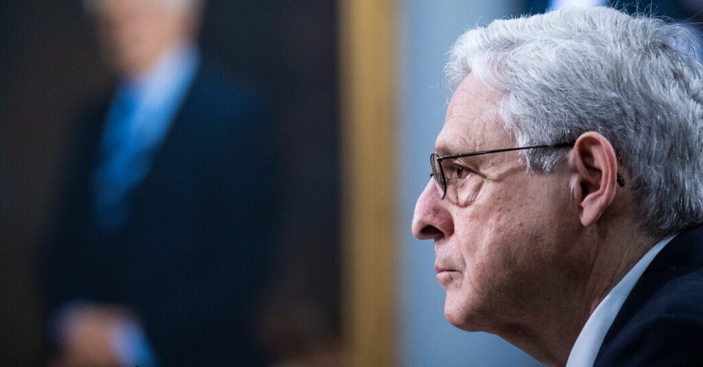 Garland Condemns Attacks On Justice Department