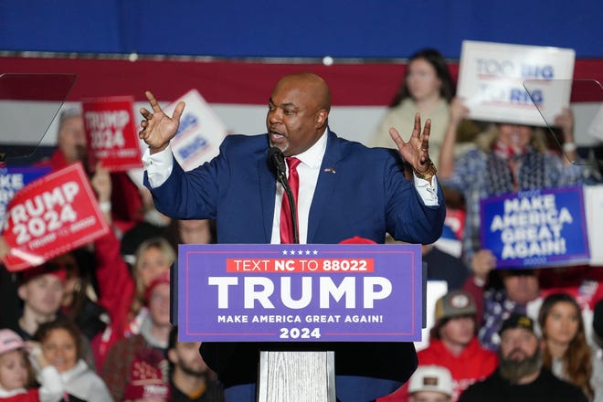 Mark Robinson. MAGA. North Carolina. A recipe for political hell. Mark Robinson. Maga. North Carolina. A Recipe For Political Hell.