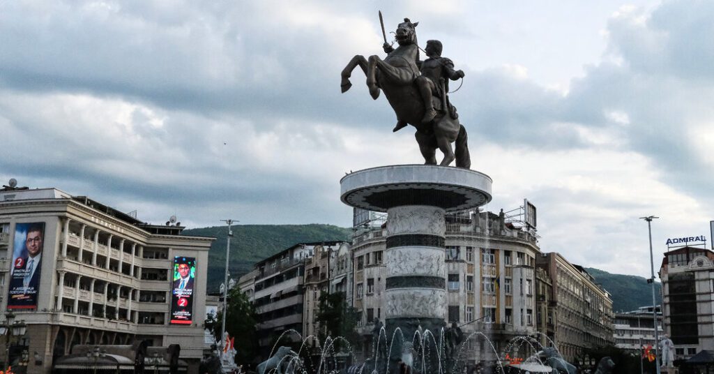 North Macedonia's Historical Debate Spills Over To Statues