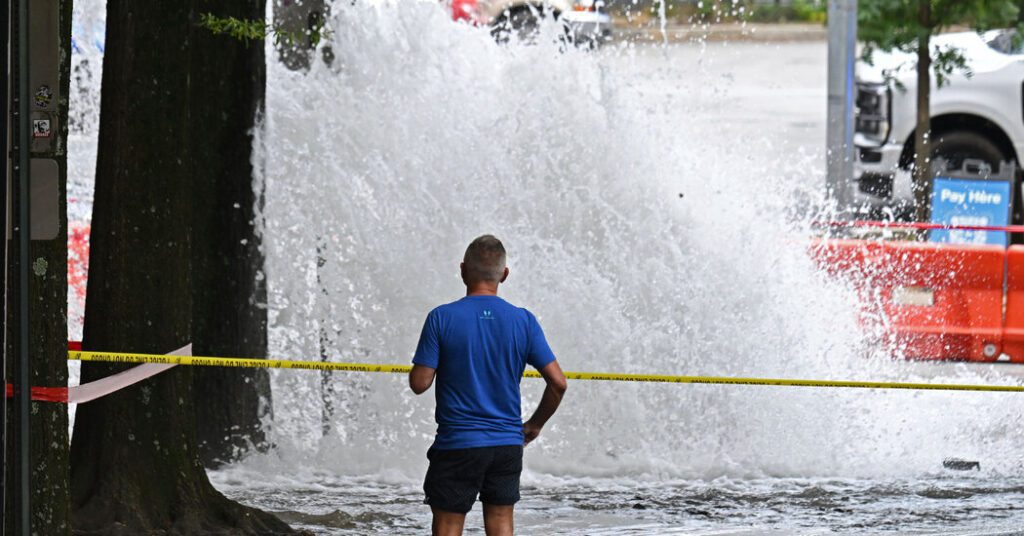 Water Main Bursts In Atlanta, Leaving Many Residents Without Water,