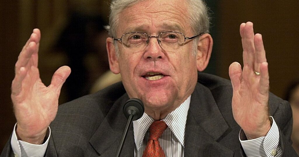 William H. Donaldson, former Wall Street lion who led the SEC, dies at 93 William H. Donaldson, Former Wall Street Lion Who Led The