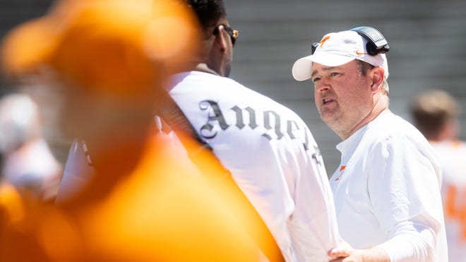 Josh Heupel talks University of Tennessee football recruiting at North Carolina Josh Heupel Talks University Of Tennessee Football Recruiting At North