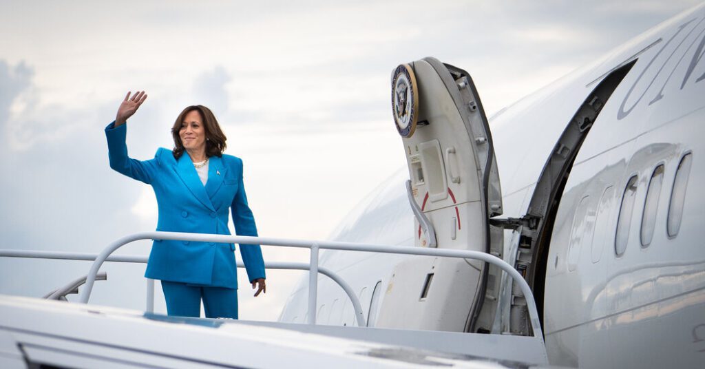 Kamala Harris heads to Las Vegas to focus on Biden vs. Trump fight Kamala Harris Heads To Las Vegas To Focus On Biden