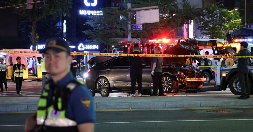 Nine Killed After Car Plows Into Pedestrians In Central Seoul