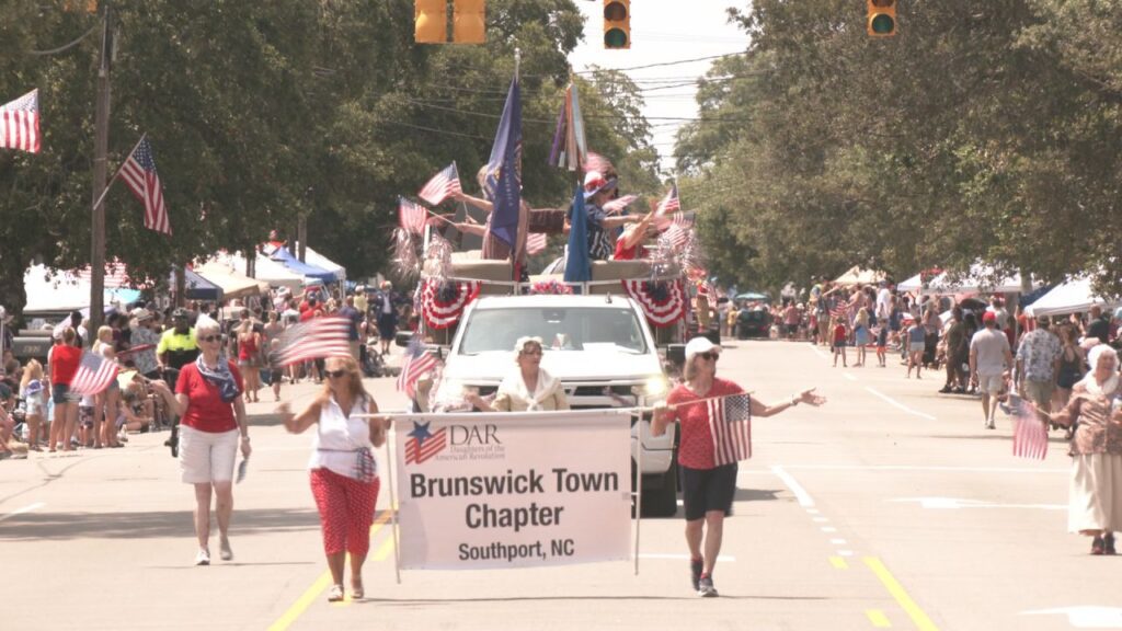 Thousands Attend Fourth Of July Celebration In Southport, North Carolina
