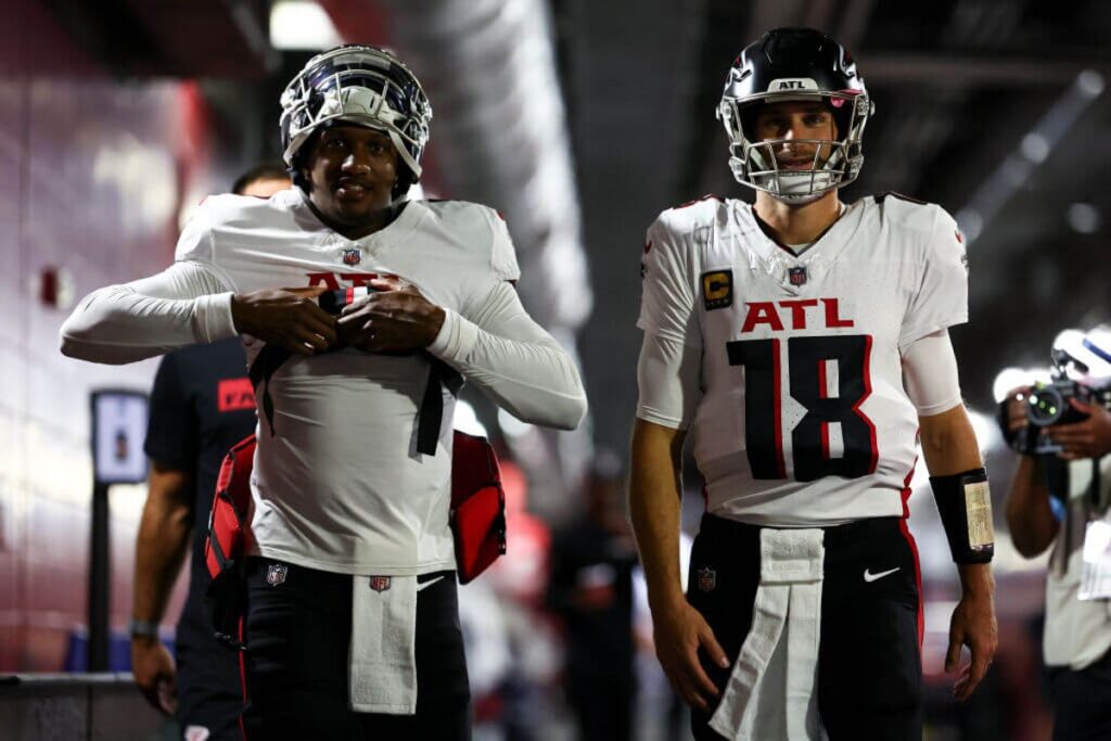 Falcons Bench Qb Kirk Cousins ​​struggles To Acquire Rookie Michael