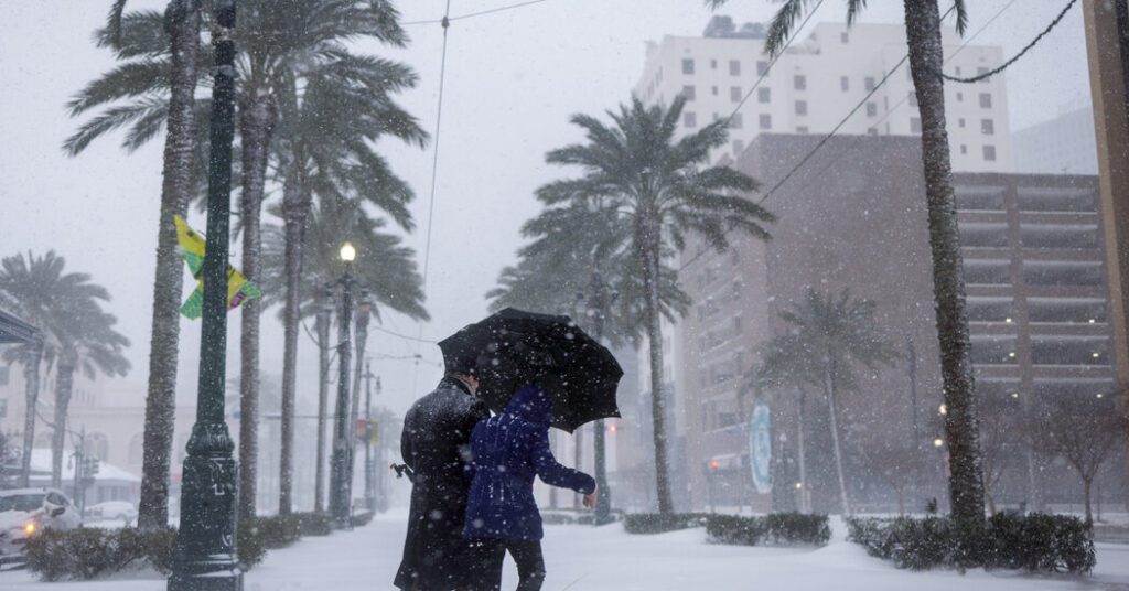 After Snow And Frigid Temperatures, The Southeast Faces Icy Roads