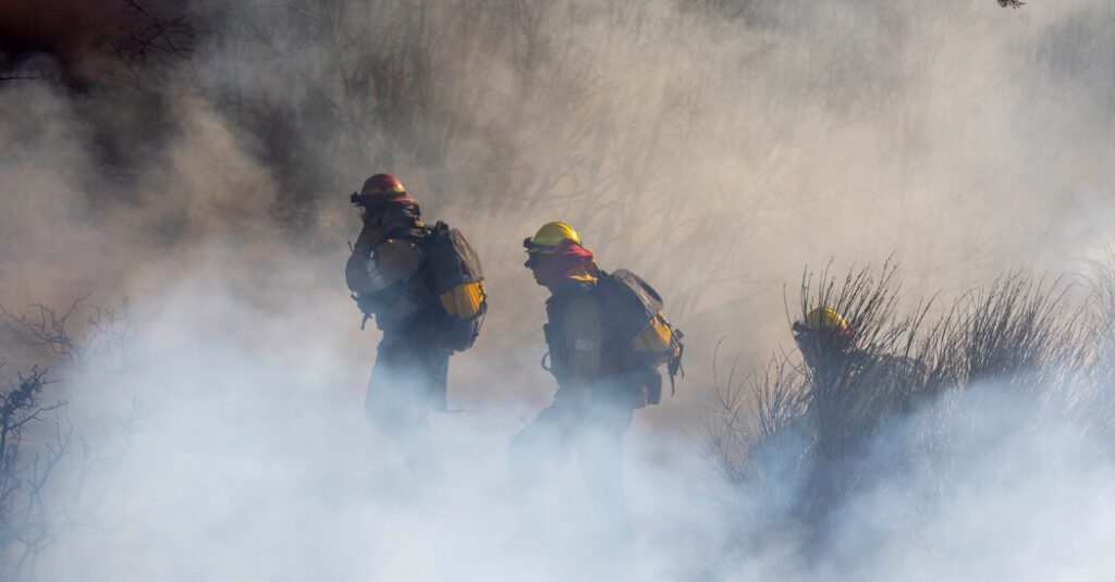 Firefighters Protect Mount Wilson Observatory From Eaton Fire In Los