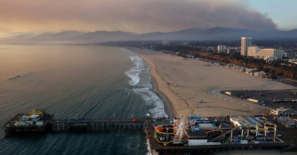 Hotels Become Shelters For Fire Evacuees In Los Angeles