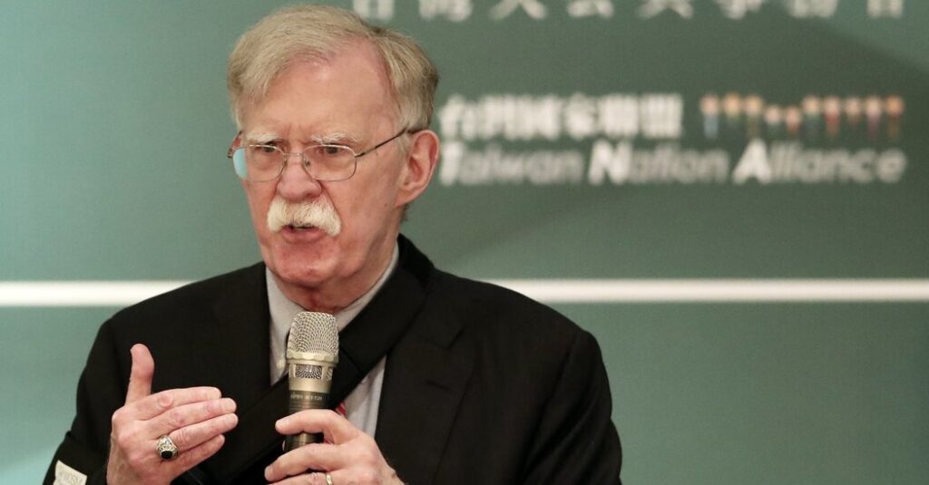 President Trump Revokes John Bolton's Secret Service Protection.