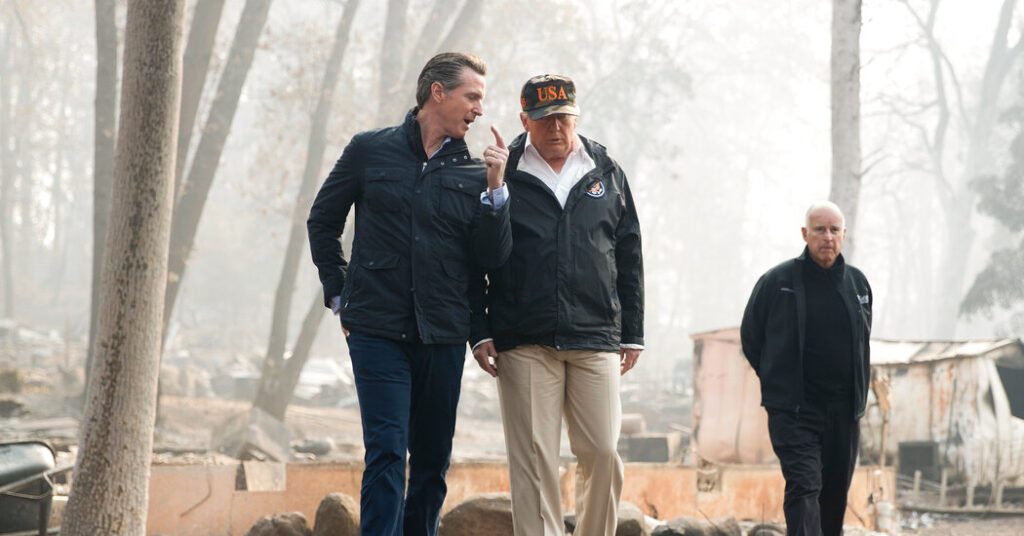 Trump and Newsom's rivalry reignites as LA fires rage Trump And Newsom's Rivalry Reignites As La Fires Rage