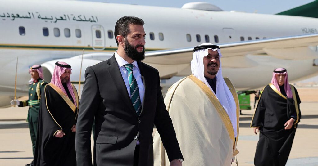 Syria's New Provisional President, Ahmed Alshala, Travels To Saudi Arabia