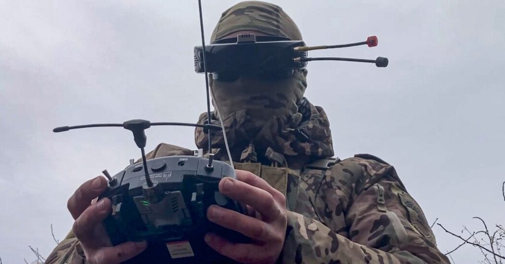With Explosive Goggles, Ukraine Attempts To Blow Up Russian Drone