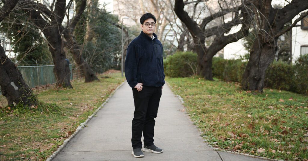 In japan, journalists stand up by striking out themselves.