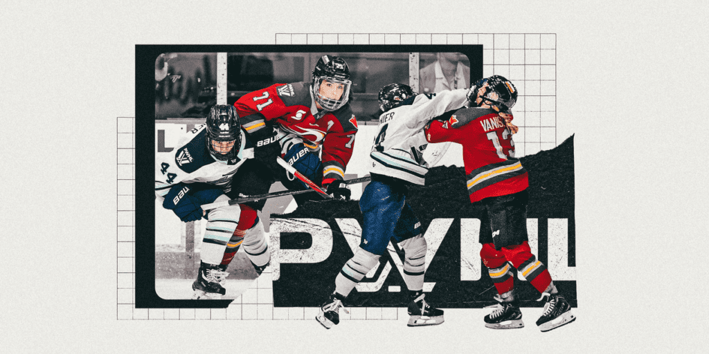 In a historic women's hockey battle, why did it change