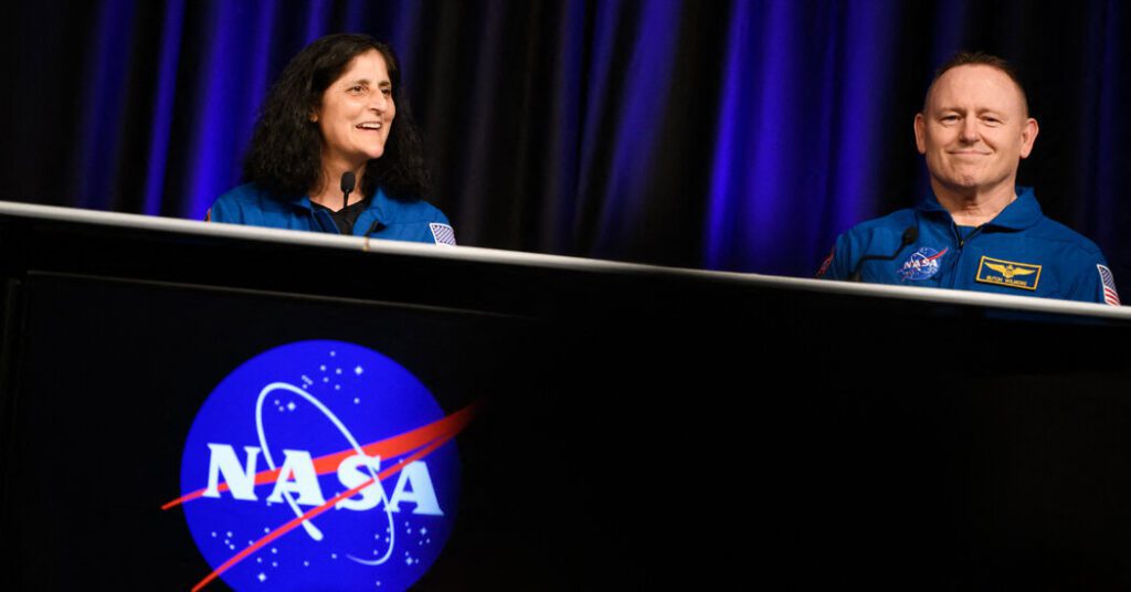 Nasa astronauts speak for the first time after nine months