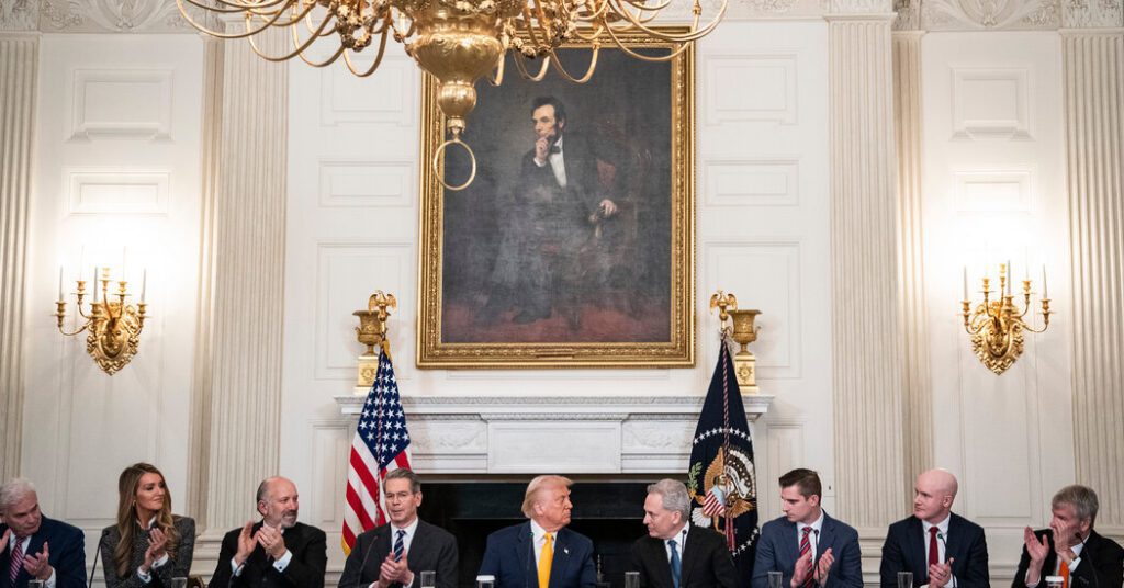 On crypto summit, trump says we will become "the bitcoin