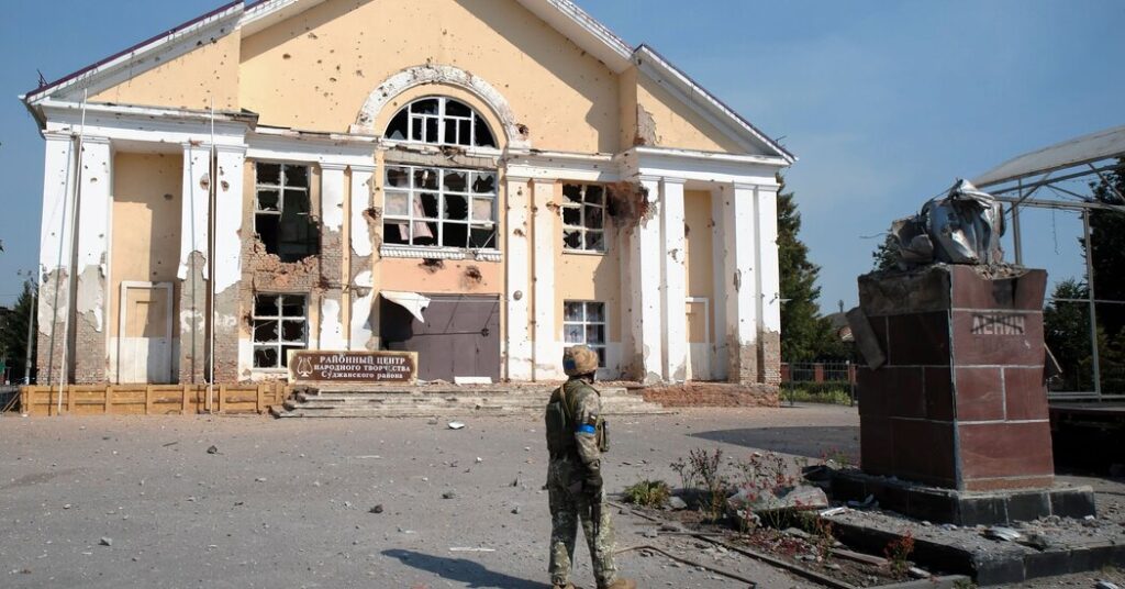 Russia launches attacks on the town of suda under ukrainian