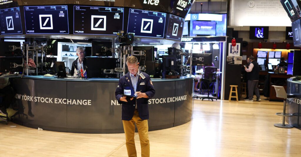 Stock markets will fall due to fear of recession