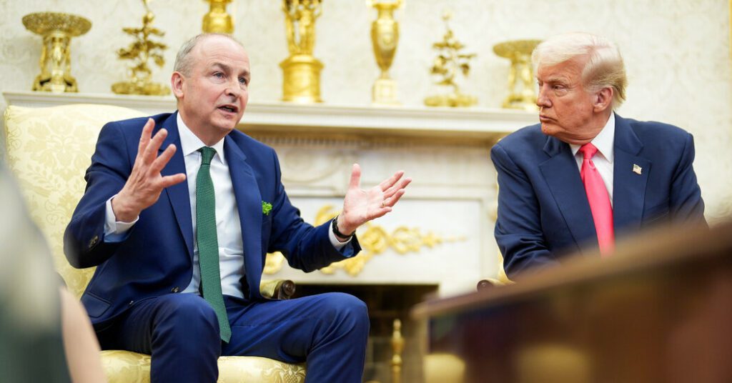 Take home from irish leader michelle martin's visit with trump