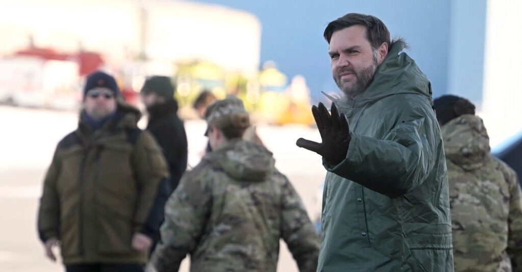 Vance travels quickly to Greenland. Where Greenland doesn't want him Vance travels quickly to greenland. where greenland doesn't want him