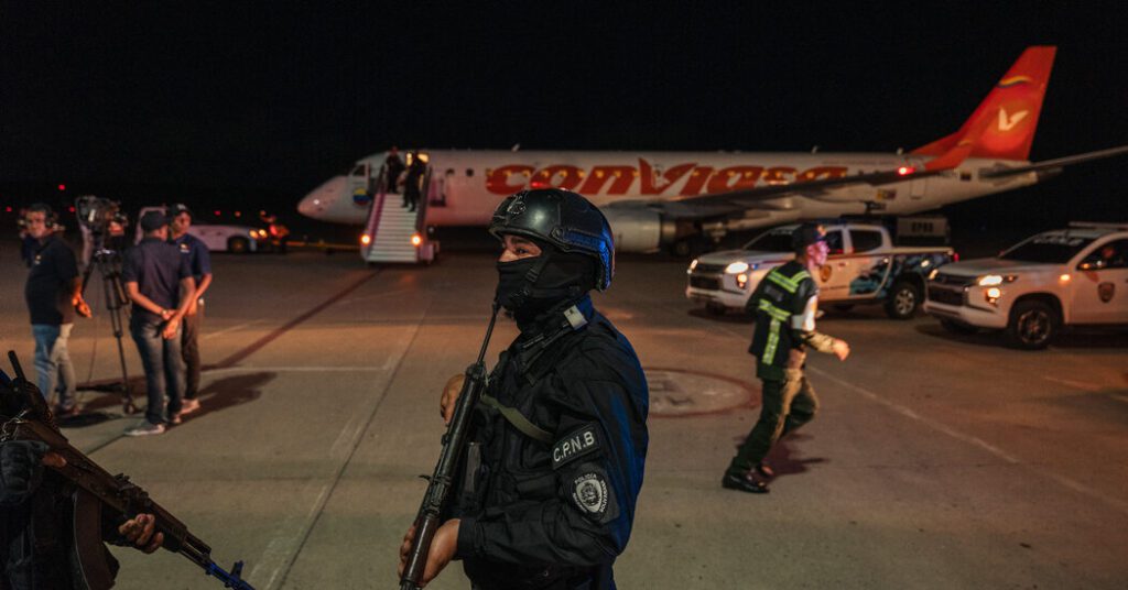 Venezuela accepts flights carrying carriers from us for the first
