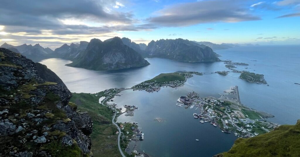 Advanced versions of lofoten, norway, paradise