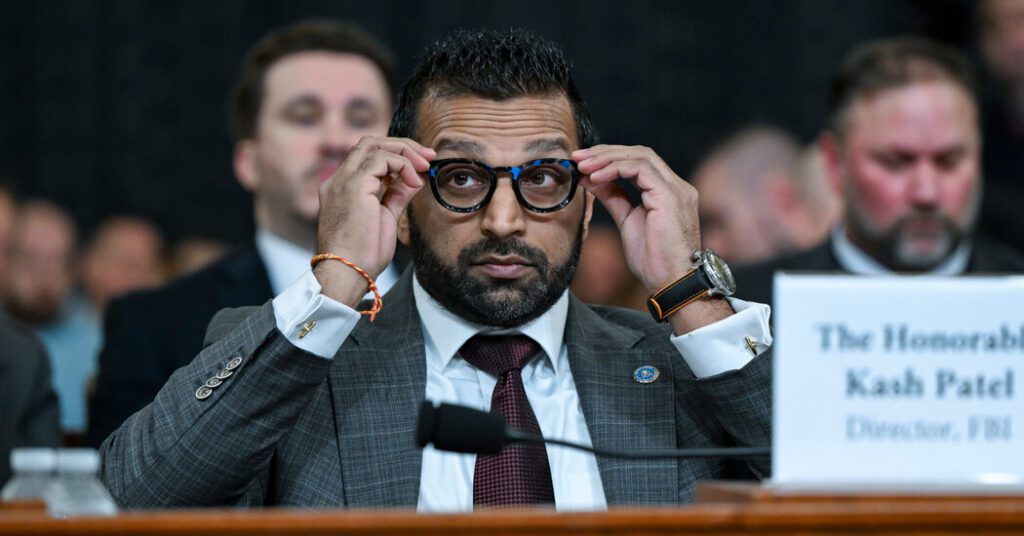 FBI pauses employees on Patel's so-called enemy list Fbi pauses employees on patel's so called enemy list