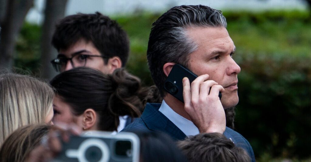 Hegseth's personal phone use has created a vulnerability, analysts say